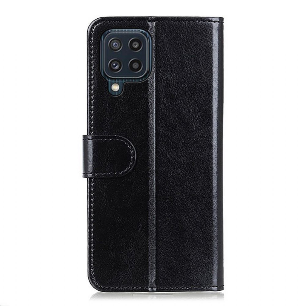 Flip Case Für Samsung Galaxy M32 Eisige Feinheit