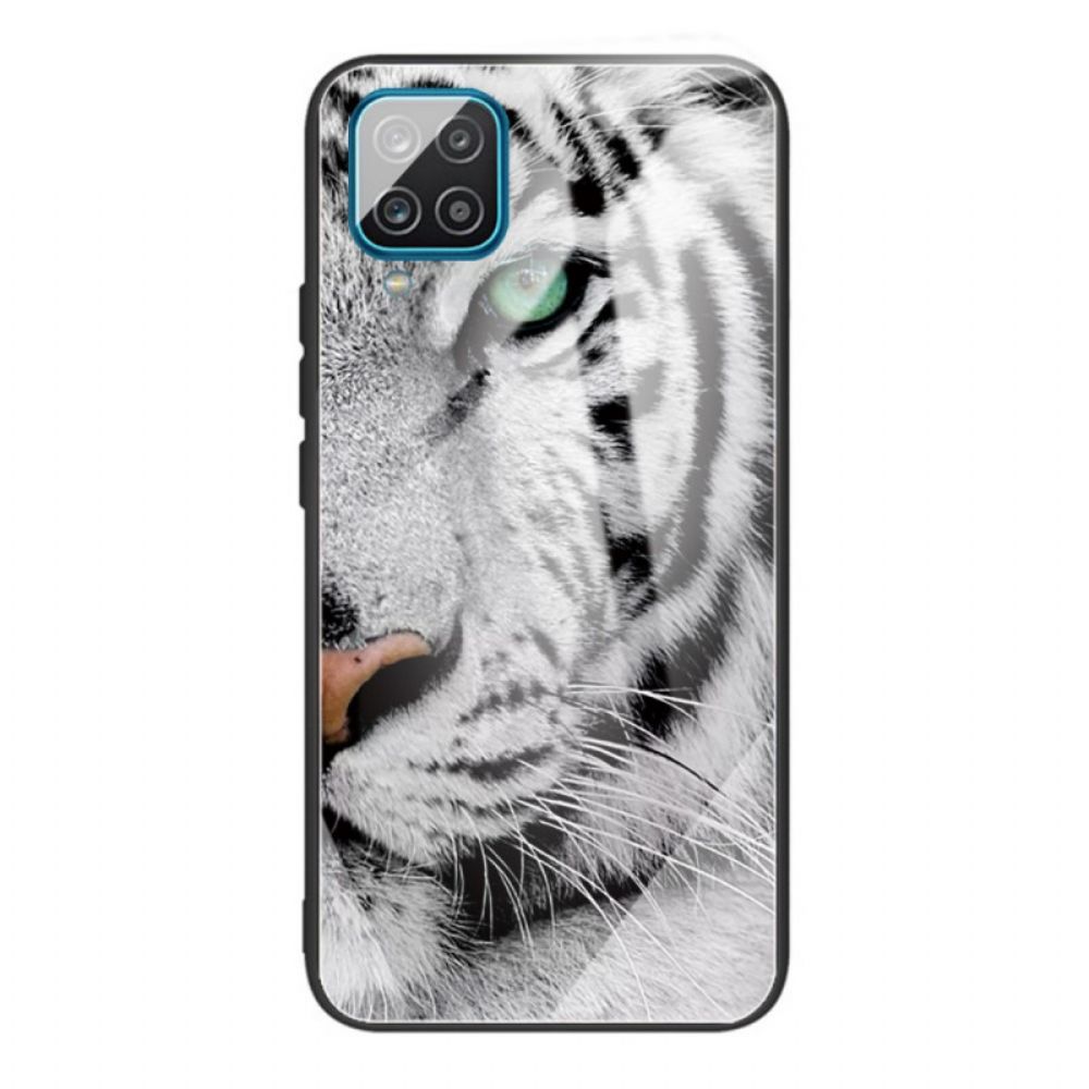 Hülle Für Samsung Galaxy M32 Tiger-hartglas