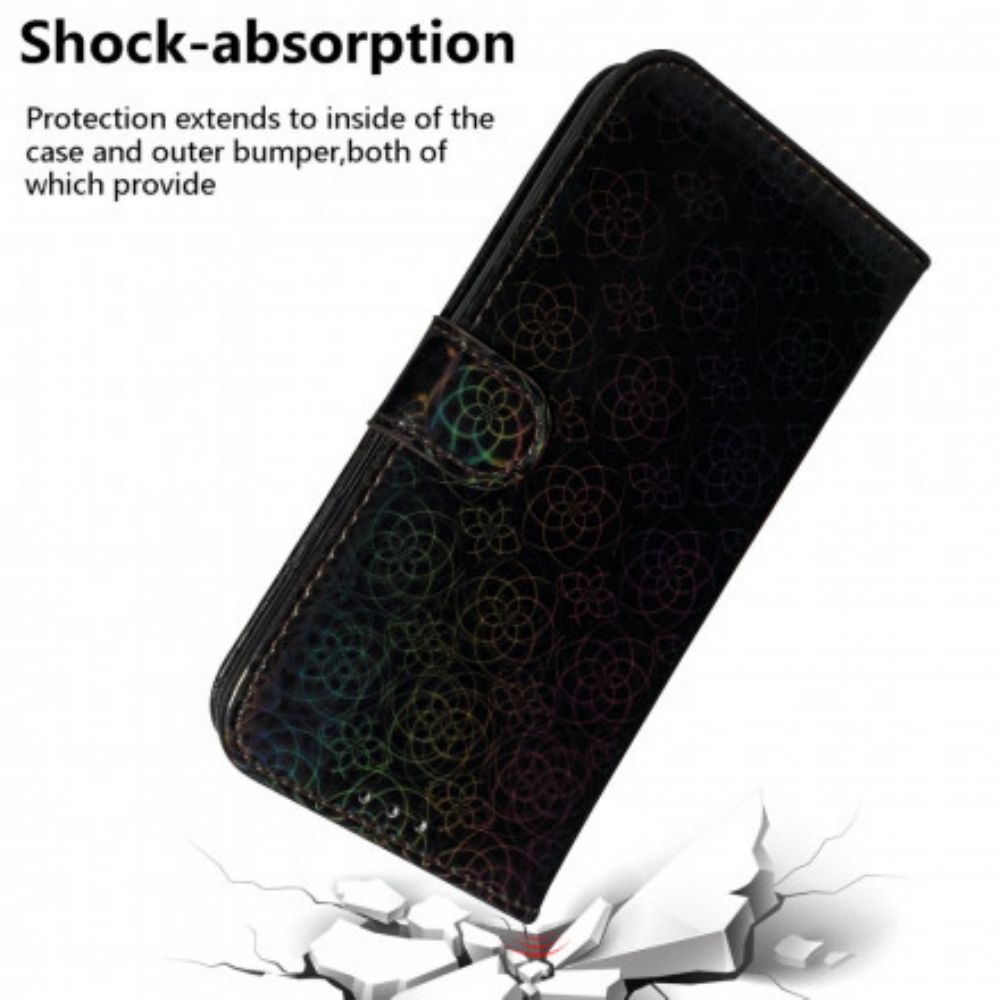 Flip Case Für Samsung Galaxy S21 Plus 5G Reine Farbe