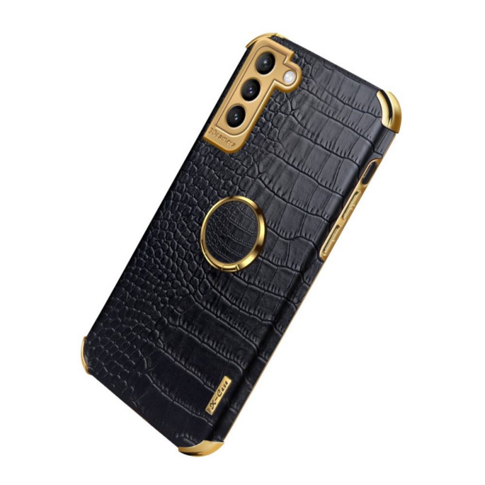 Hülle Für Samsung Galaxy S21 Plus 5G X-case Krokodilledereffekt