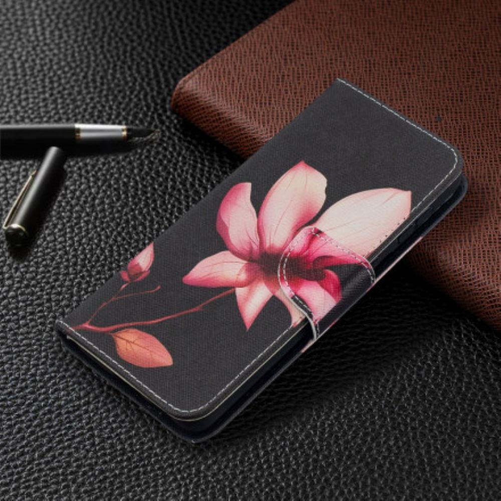 Lederhüllen Für Samsung Galaxy S21 Plus 5G Rosa Blume