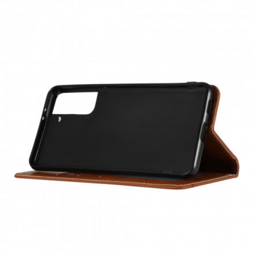 Schutzhülle Für Samsung Galaxy S21 Plus 5G Flip Case Kartenetui Aus Kunstleder