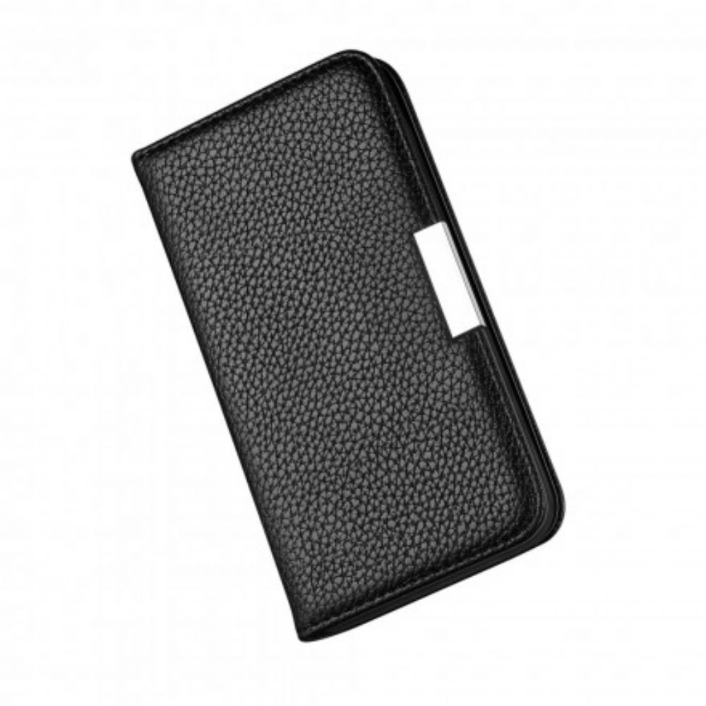 Schutzhülle Für Samsung Galaxy S21 Plus 5G Flip Case Ultraschickes Litschi-kunstleder