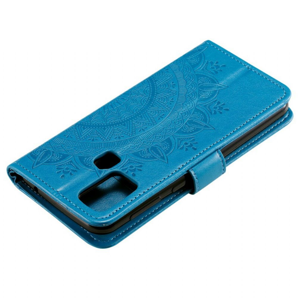 Flip Case Für Samsung Galaxy M21 Sonnen-mandala