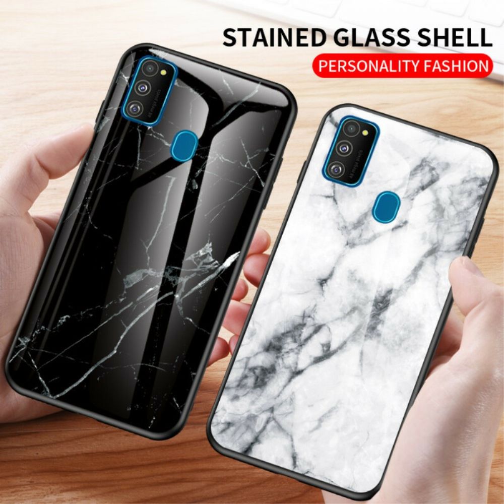Hülle Für Samsung Galaxy M21 Premium Color Tempered Glass
