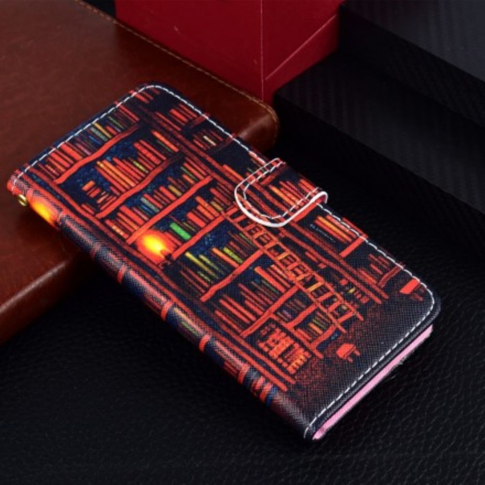 Flip Case Für Huawei Y5 2018 Bibliothek