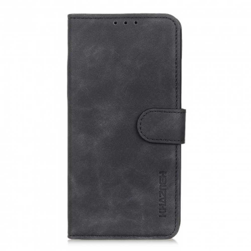 Flip Case Für OnePlus 9 Vintage Ledereffekt Khazneh