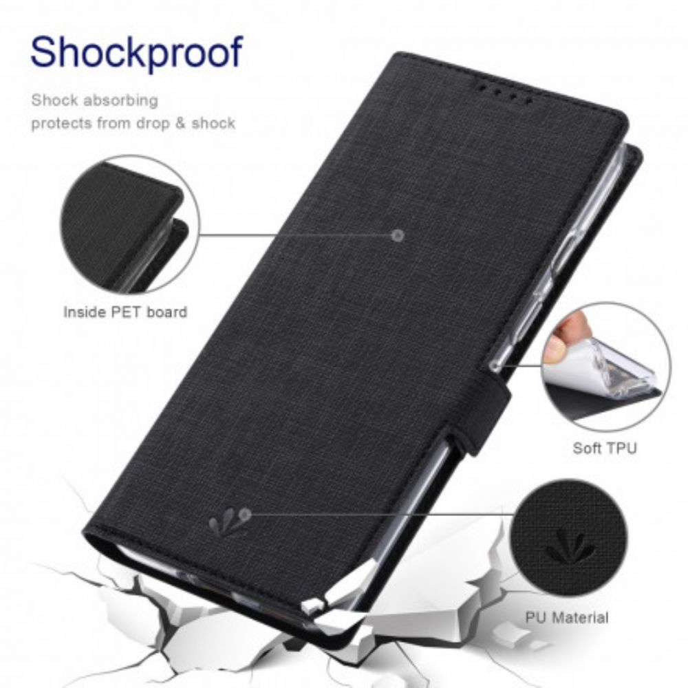 Schutzhülle Für OnePlus 9 Flip Case Vili Dmx Texturiert