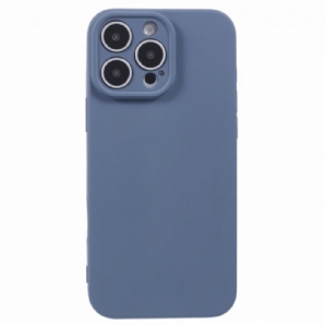 Hülle iPhone 16 Pro Handyhülle Silikon Mit Faserfutter