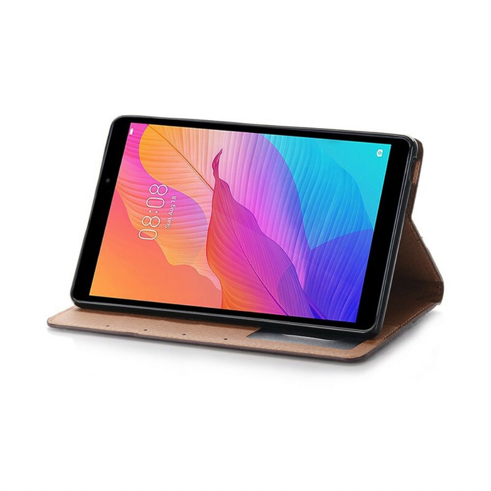 Case Für Huawei MatePad T 8 Vintage Nieten Aus Kunstleder