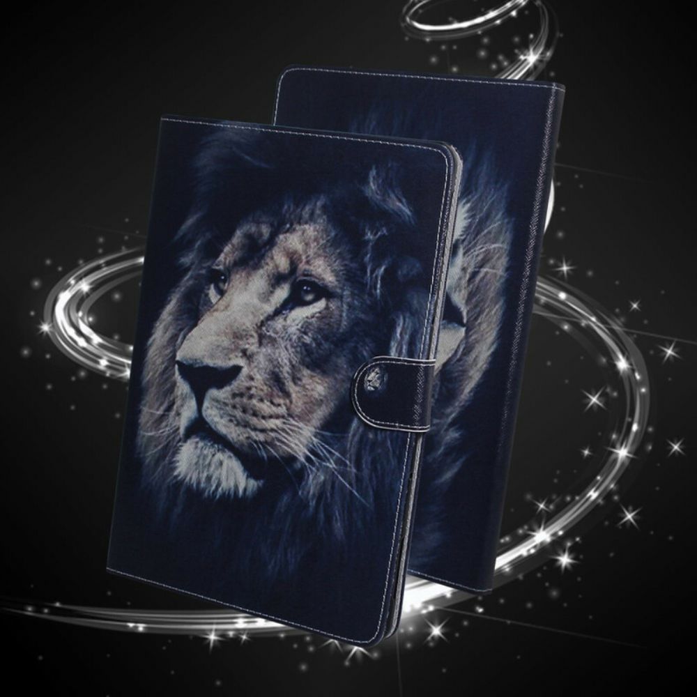 Flip Case Für Huawei MatePad T 8 Löwenkopf