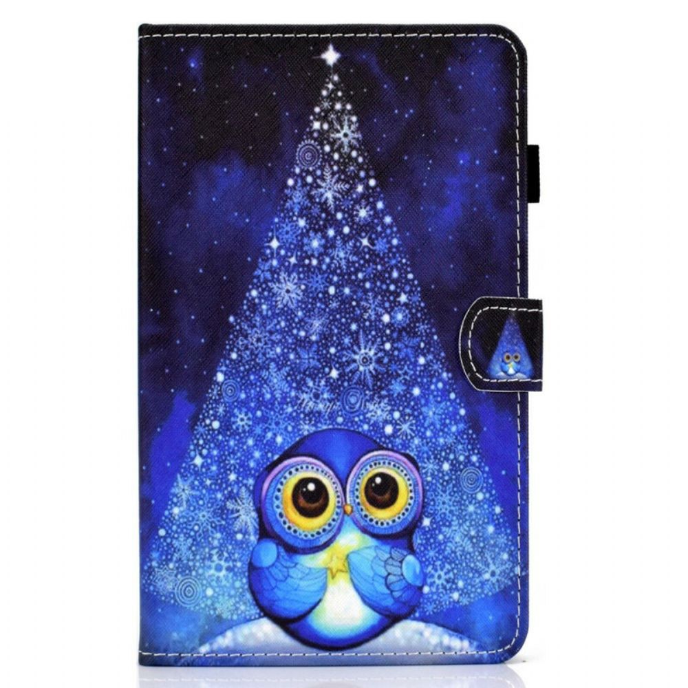 Lederhüllen Für Huawei MatePad T 8 Blaue Eule