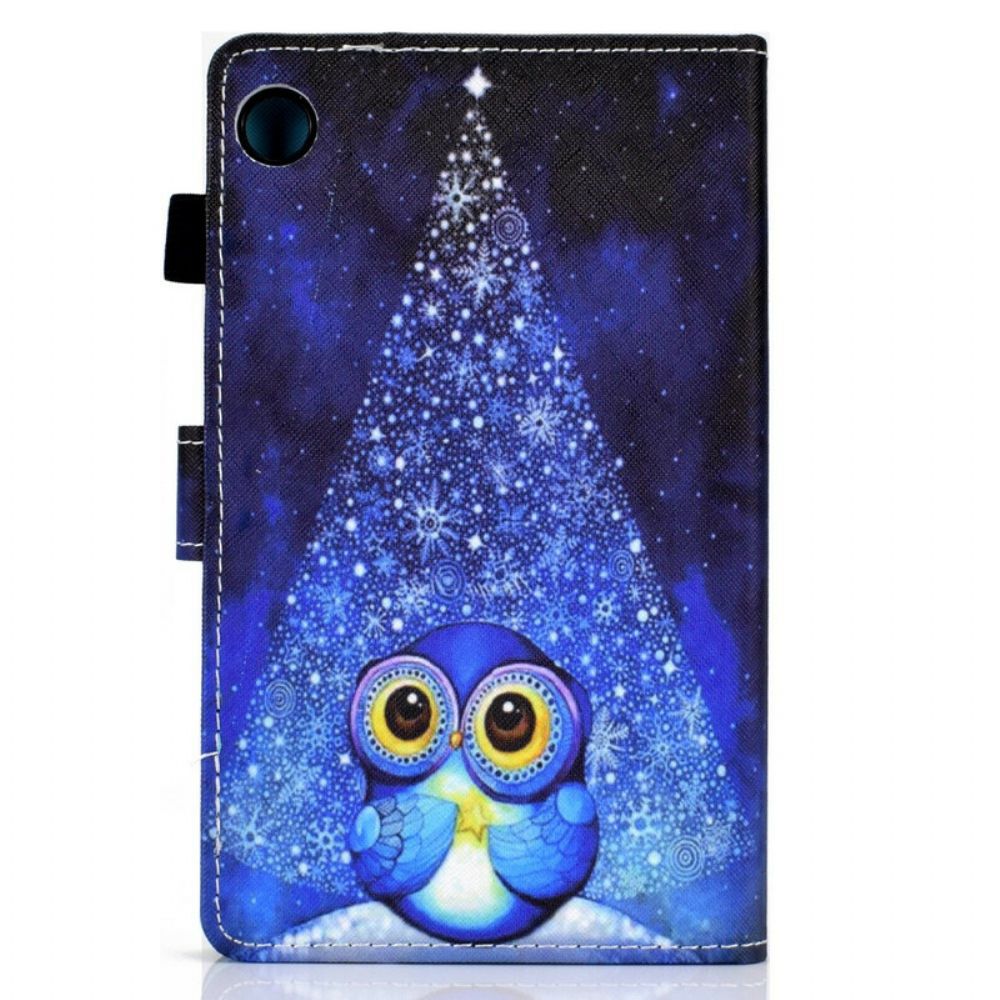 Lederhüllen Für Huawei MatePad T 8 Blaue Eule