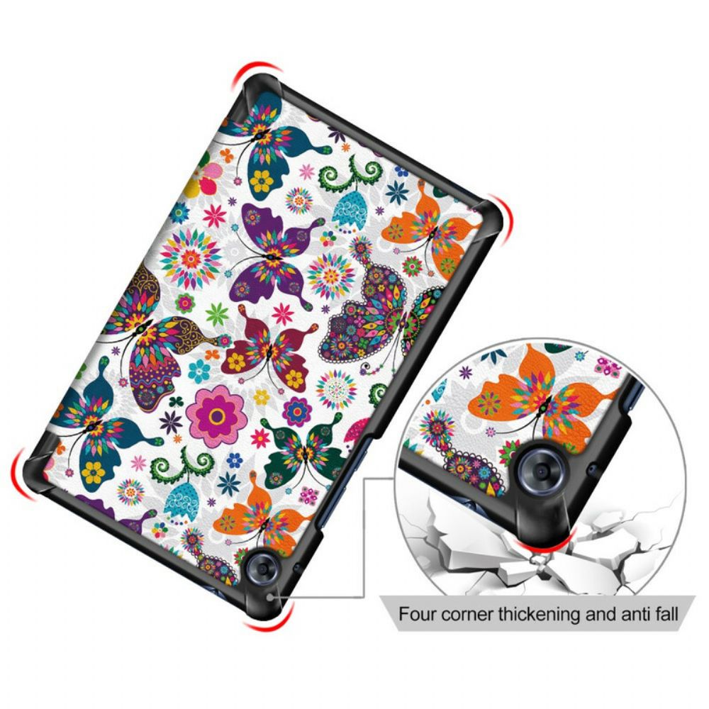 Schutzhülle Für Huawei MatePad T 8 Verstärkte Schmetterlinge Und Blumen
