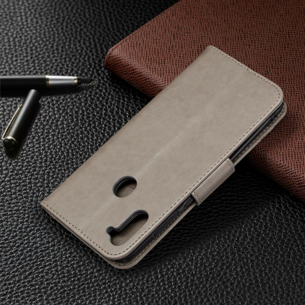 Lederhüllen Für Samsung Galaxy M11 Schmetterlinge Im Flug Mit Lanyard