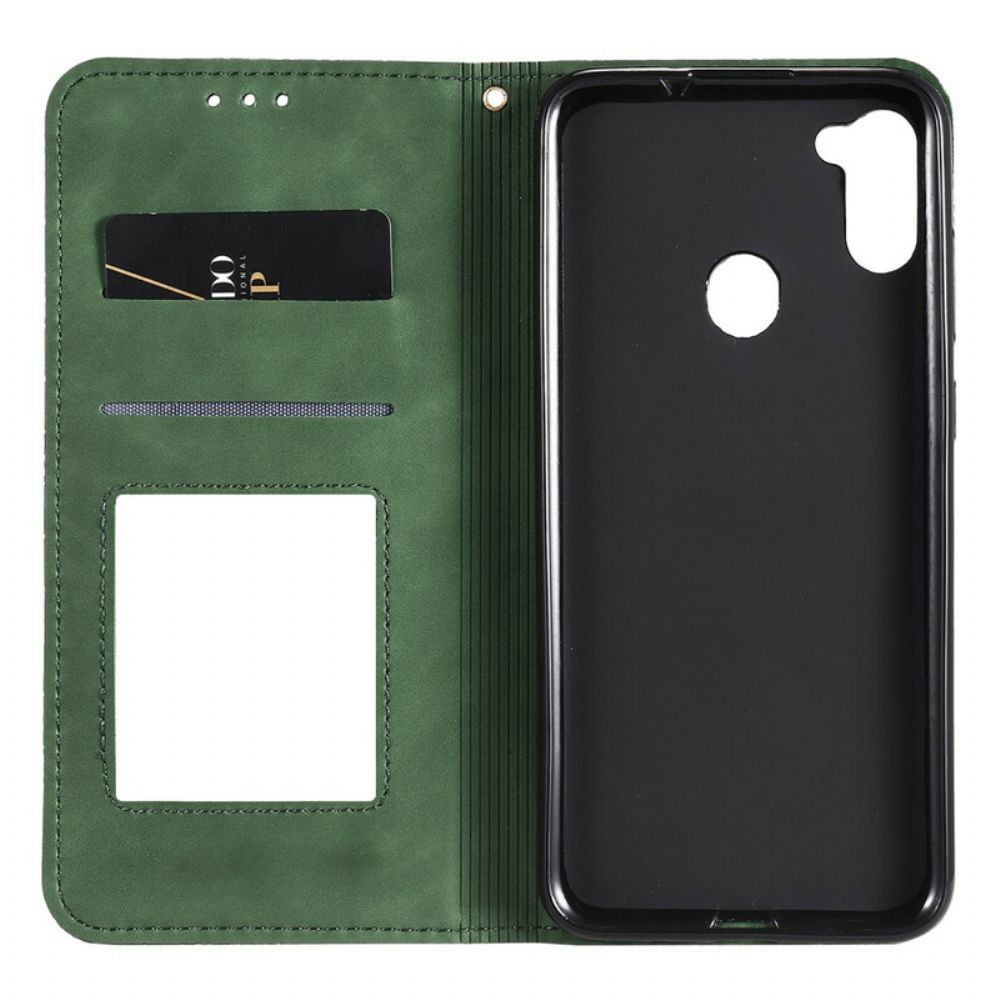 Schutzhülle Für Samsung Galaxy M11 Flip Case Barockblumen