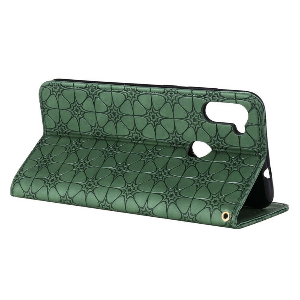 Schutzhülle Für Samsung Galaxy M11 Flip Case Barockblumen