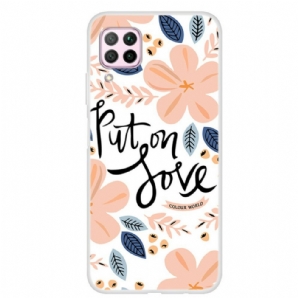 Hülle Für Huawei P40 Lite Liebe Anziehen