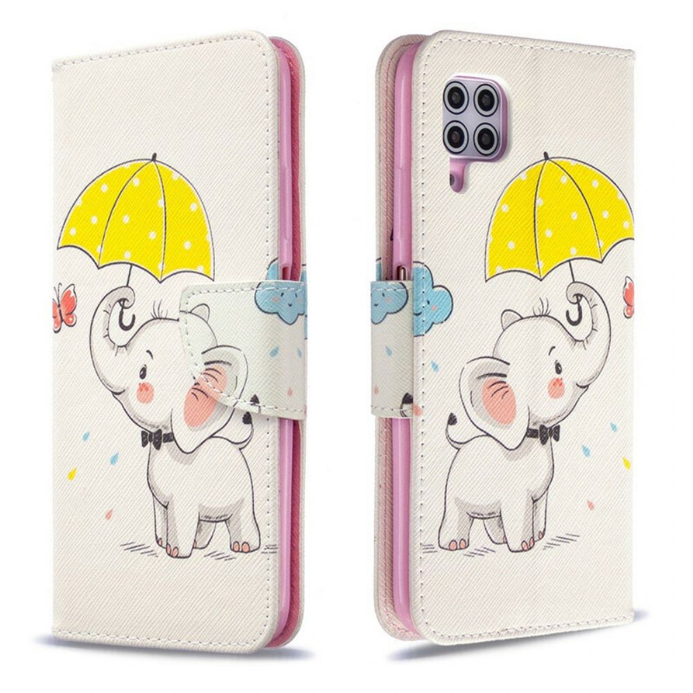 Lederhüllen Für Huawei P40 Lite Elefantenbaby
