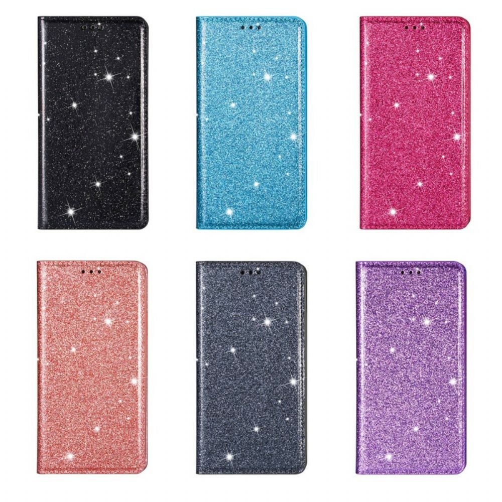 Schutzhülle Für Huawei P40 Lite Flip Case Pailletten-stil