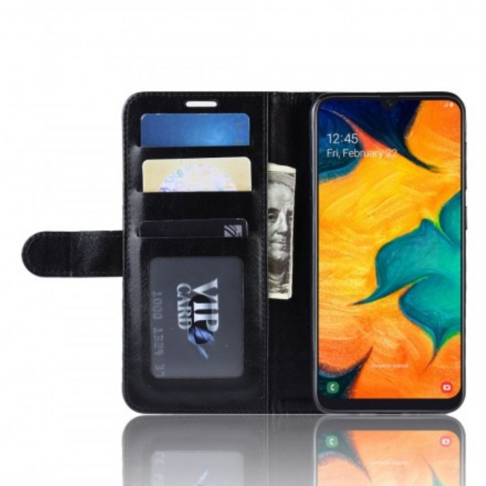 Flip Case Für Samsung Galaxy A30 / A20 Ultra Kunstleder
