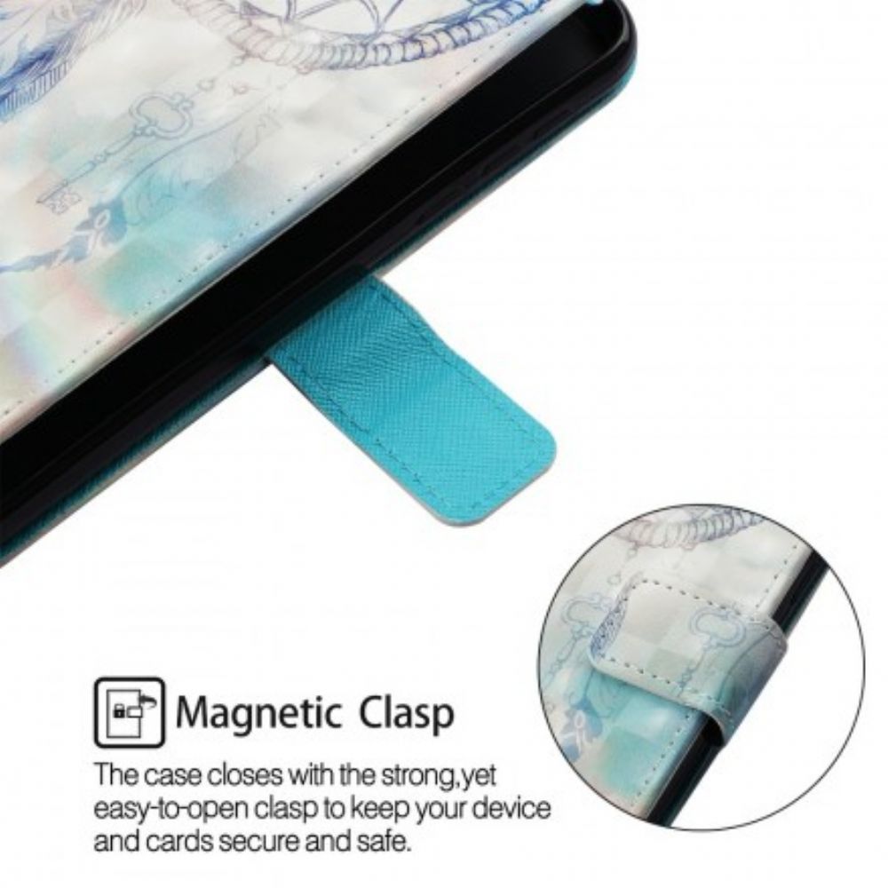 Flip Case Für Samsung Galaxy A30 / A20 Wasserfarbener Traumfänger