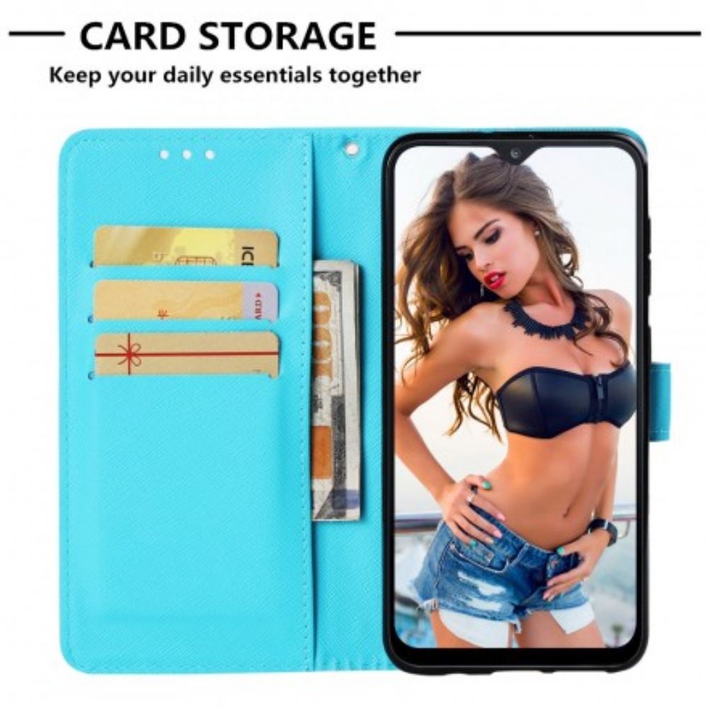 Flip Case Für Samsung Galaxy A30 / A20 Wasserfarbener Traumfänger