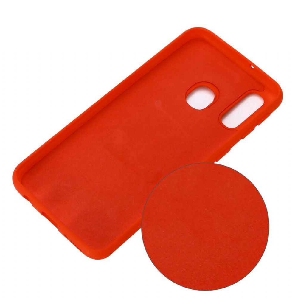 Hülle Für Samsung Galaxy A30 / A20 Flüssigsilikon-design