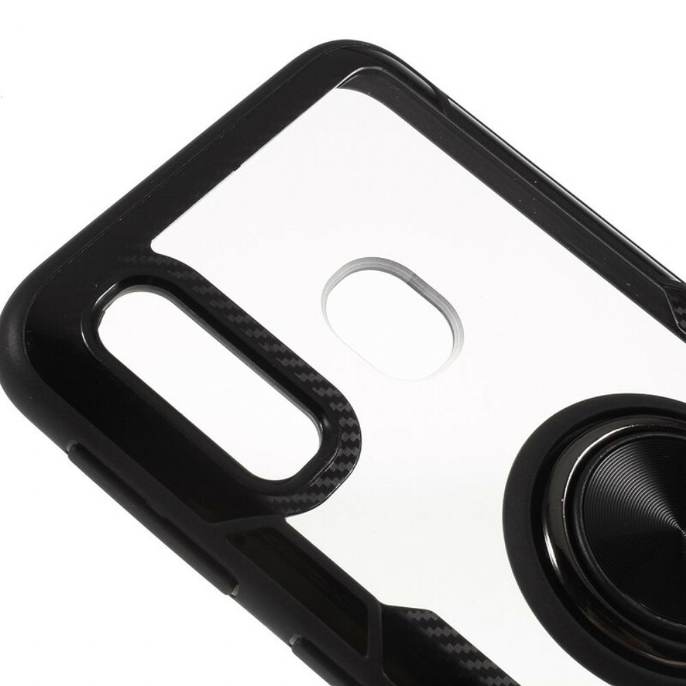 Hülle Für Samsung Galaxy A30 / A20 Transparent Mit Ring-unterstützung