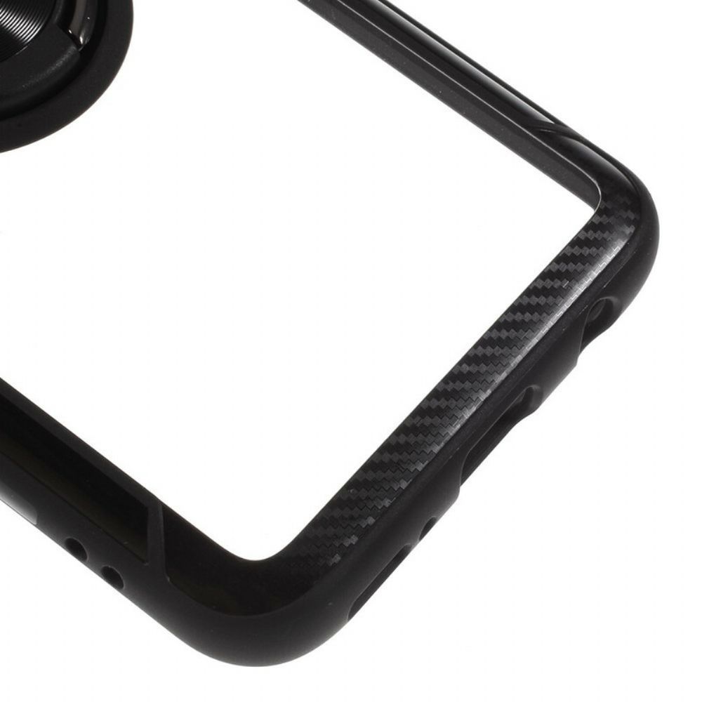 Hülle Für Samsung Galaxy A30 / A20 Transparent Mit Ring-unterstützung
