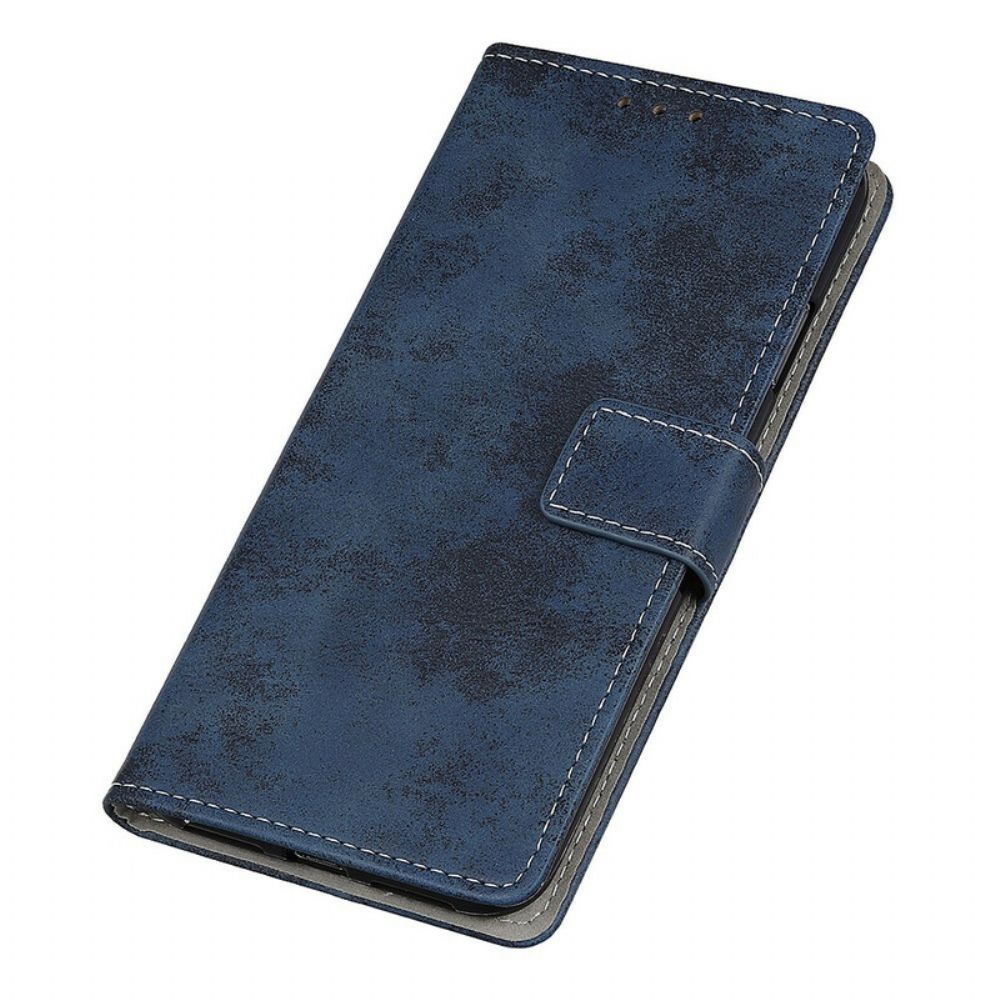 Flip Case Für OnePlus 8 Vintage-leder-effekt