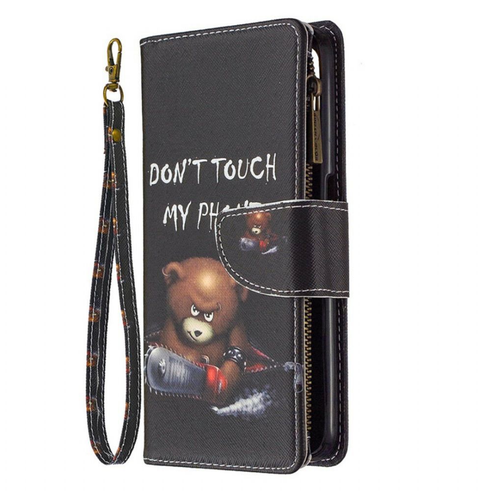 Flip Case Für Realme 6 Tasche Mit Reißverschluss