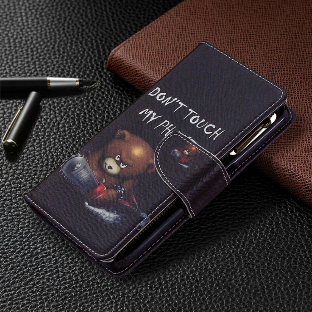 Flip Case Für Realme 6 Tasche Mit Reißverschluss
