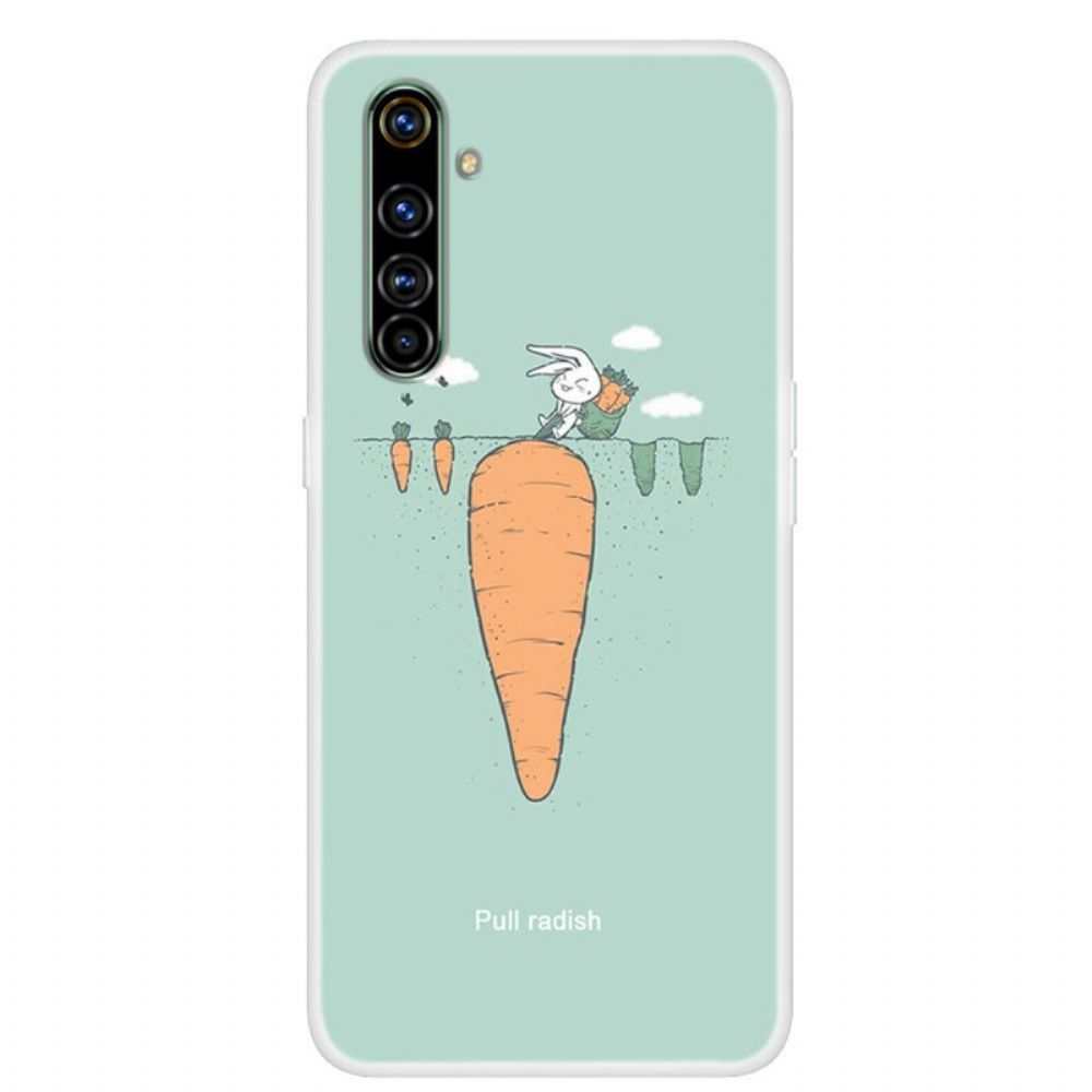 Handyhülle Für Realme 6 Kaninchen Im Garten