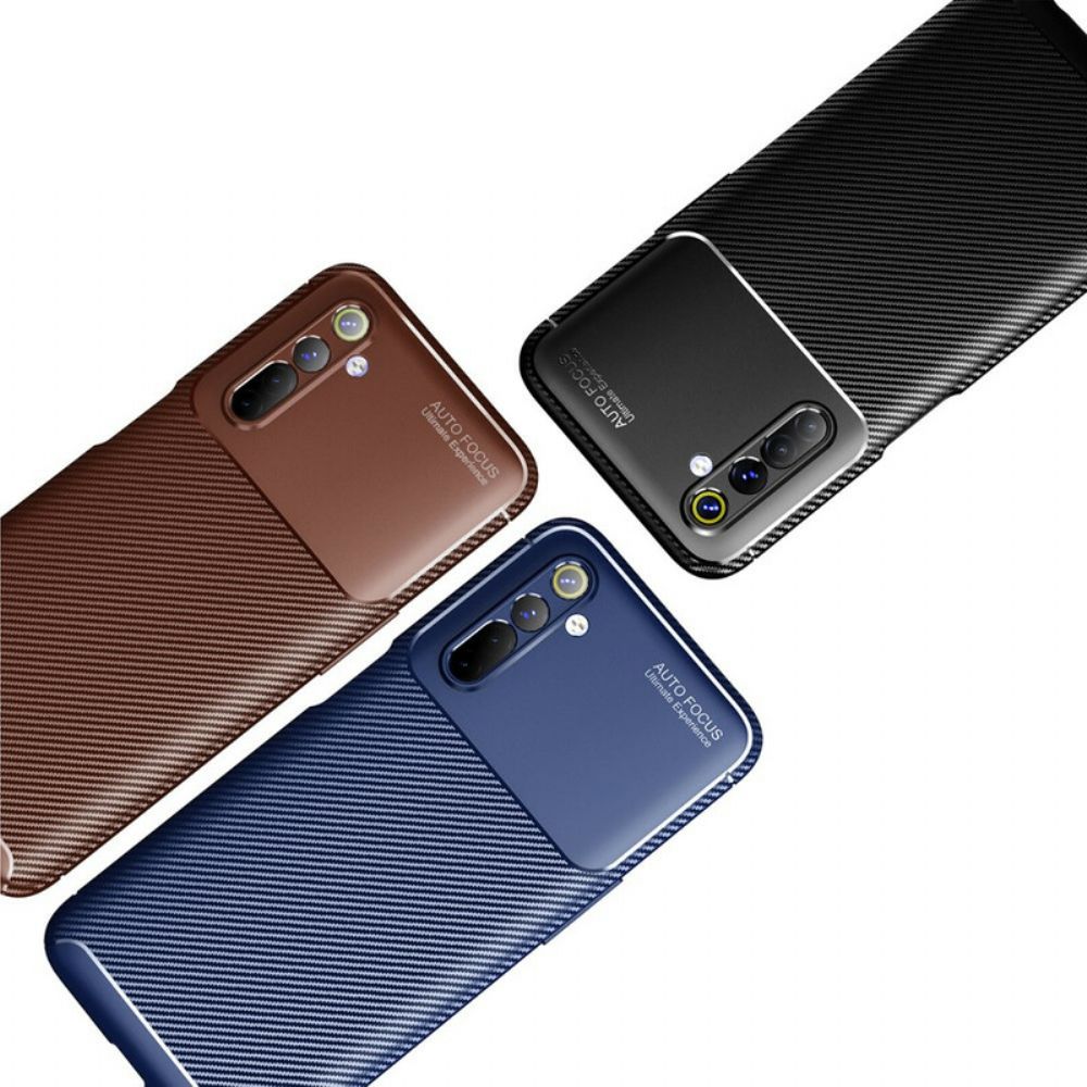 Hülle Für Realme 6 Flex-kohlefaserstruktur