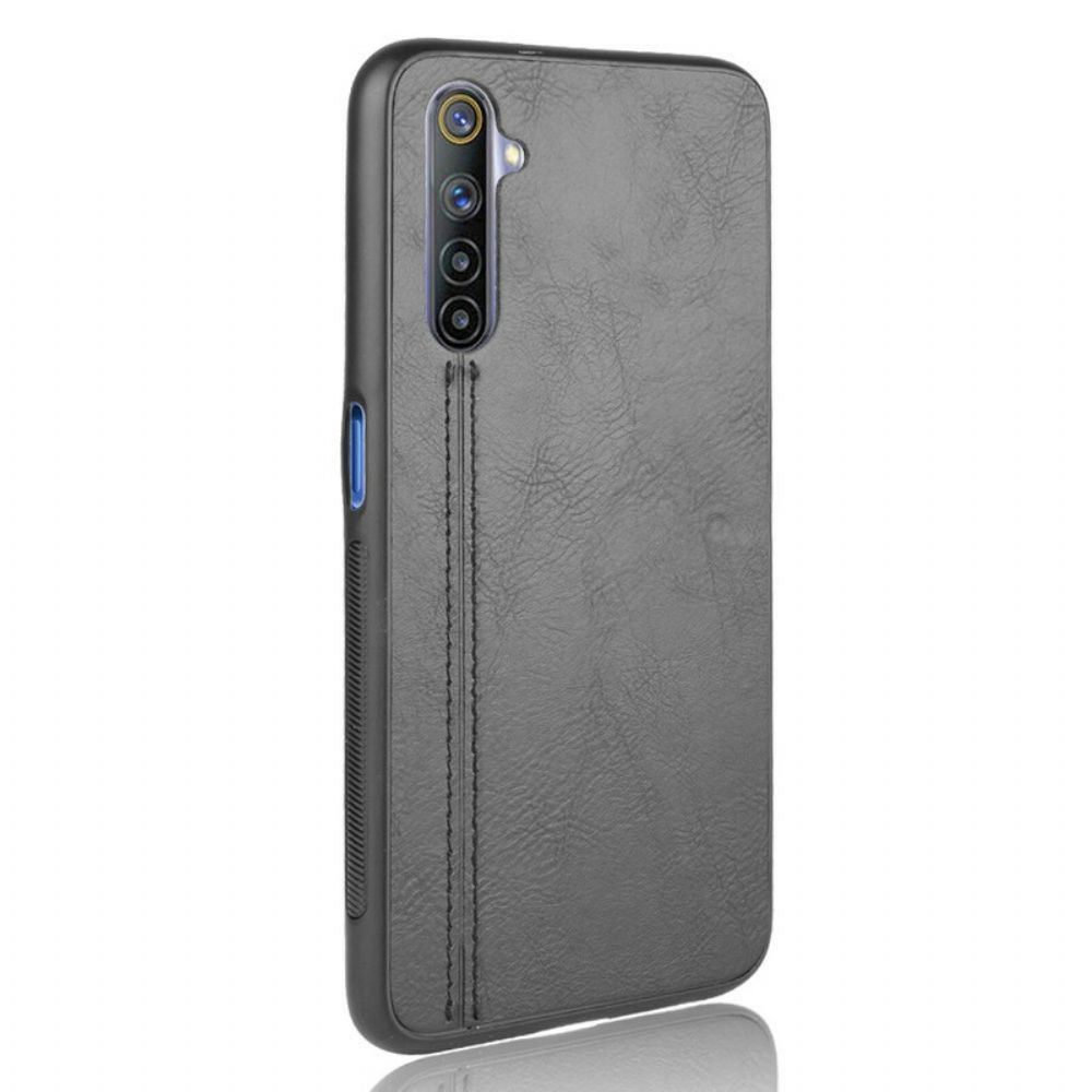 Hülle Für Realme 6 Style Ledernähte