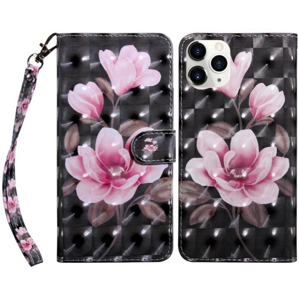 Flip Case Für iPhone 13 Pro Lichtpunktblumen Blühen