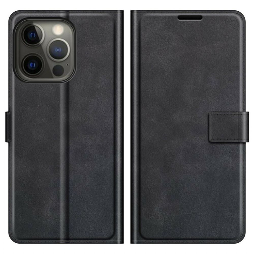 Flip Case Für iPhone 13 Pro Style Lederdesign