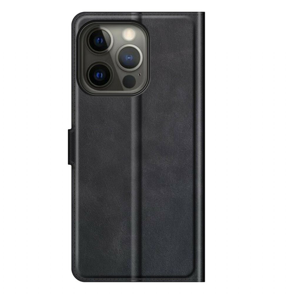 Flip Case Für iPhone 13 Pro Style Lederdesign