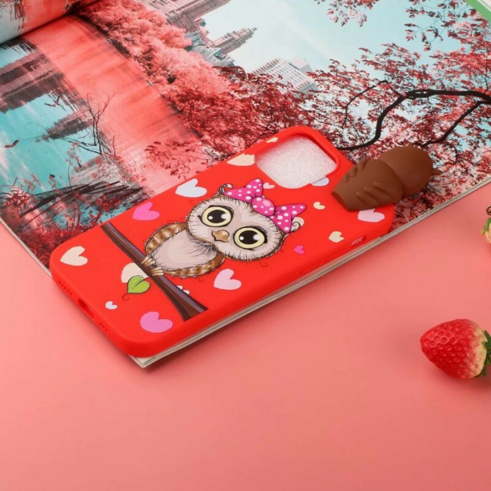 Handyhülle Für iPhone 13 Pro Fräulein Eule 3d