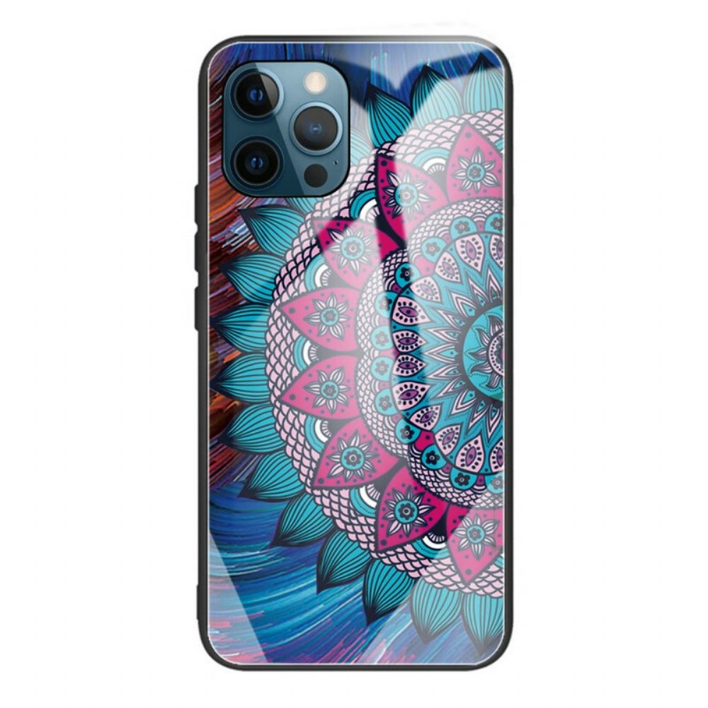 Handyhülle Für iPhone 13 Pro Mandala Aus Gehärtetem Glas
