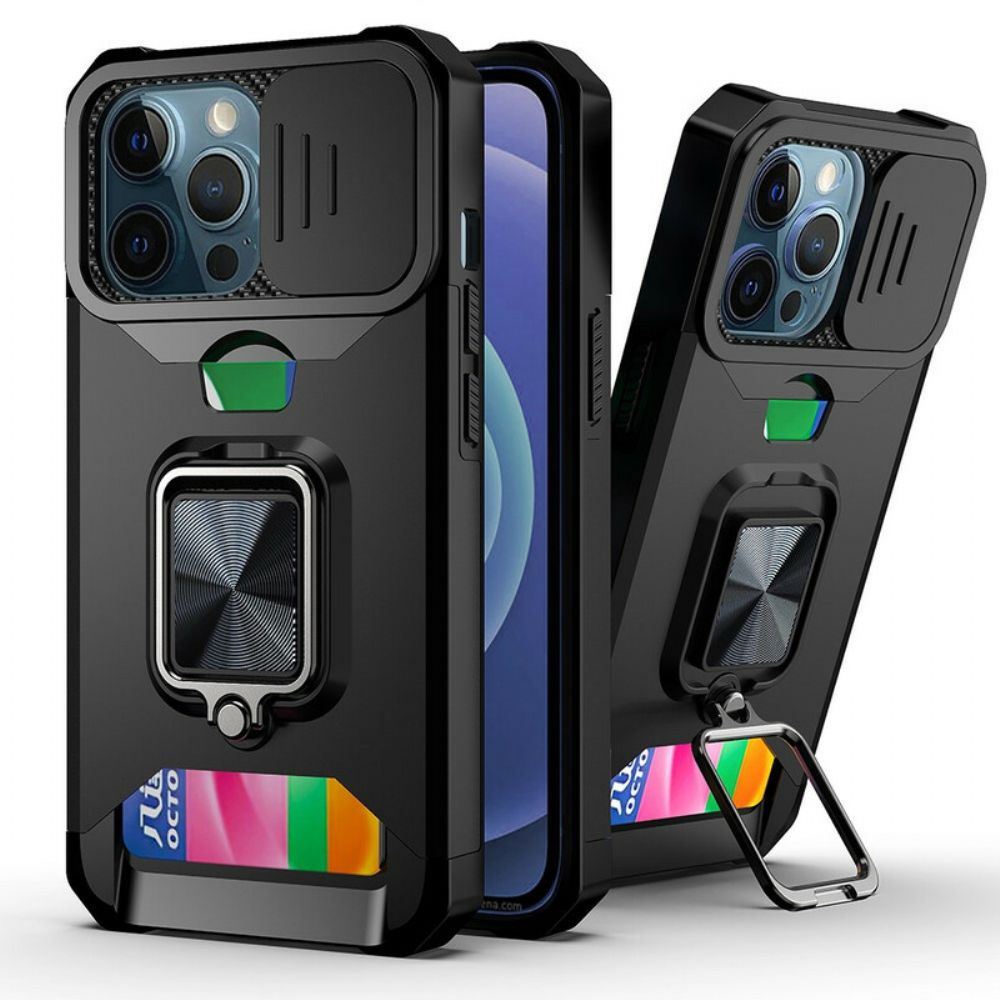 Handyhülle Für iPhone 13 Pro Multifunktionaler Linsenschutz