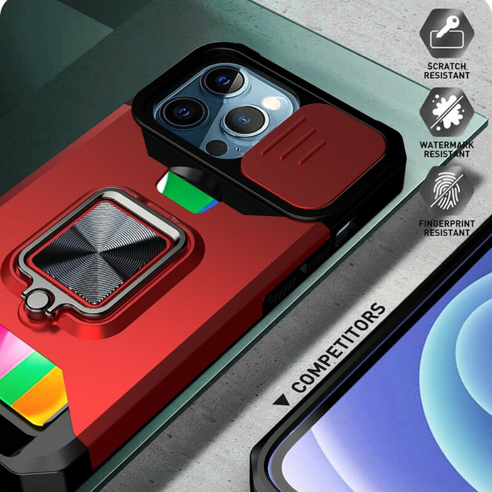 Handyhülle Für iPhone 13 Pro Multifunktionaler Linsenschutz