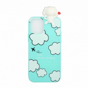 Hülle Für iPhone 13 Pro Hund In Den Wolken 3d