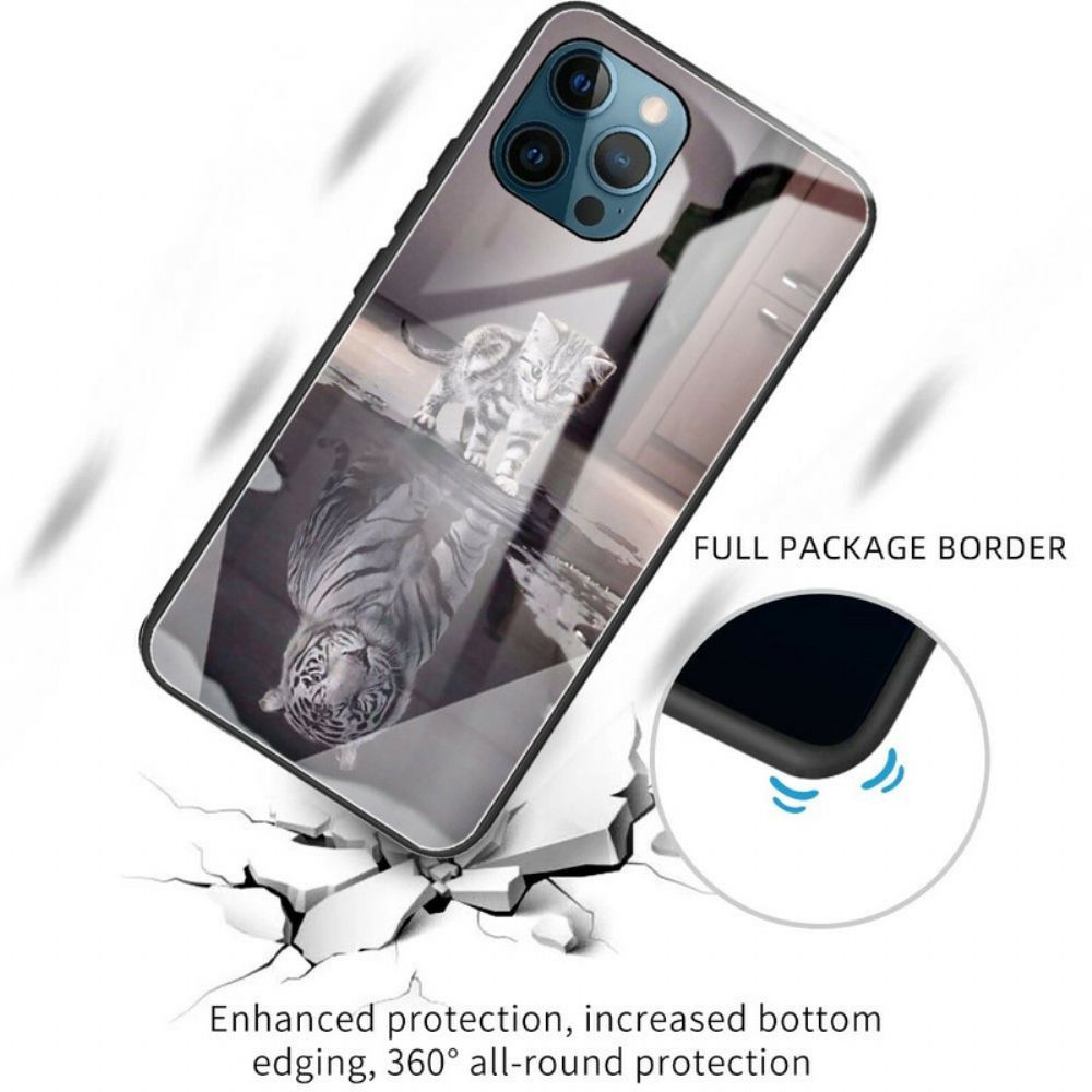 Hülle Für iPhone 13 Pro Kätzchen Traum Gehärtetes Glas
