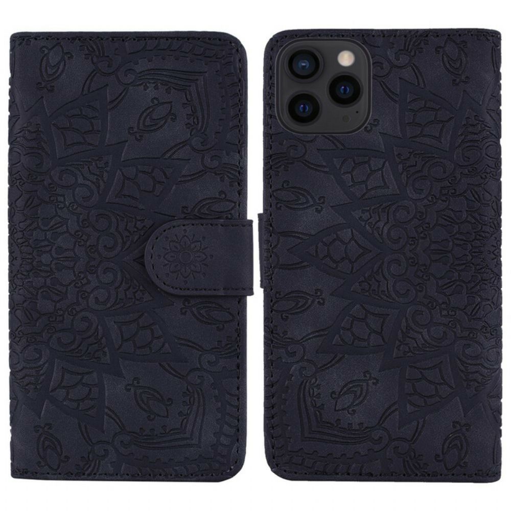 Lederhüllen Für iPhone 13 Pro Barock-mandala