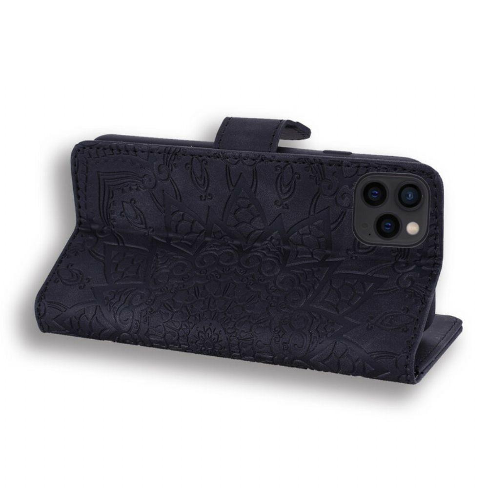 Lederhüllen Für iPhone 13 Pro Barock-mandala