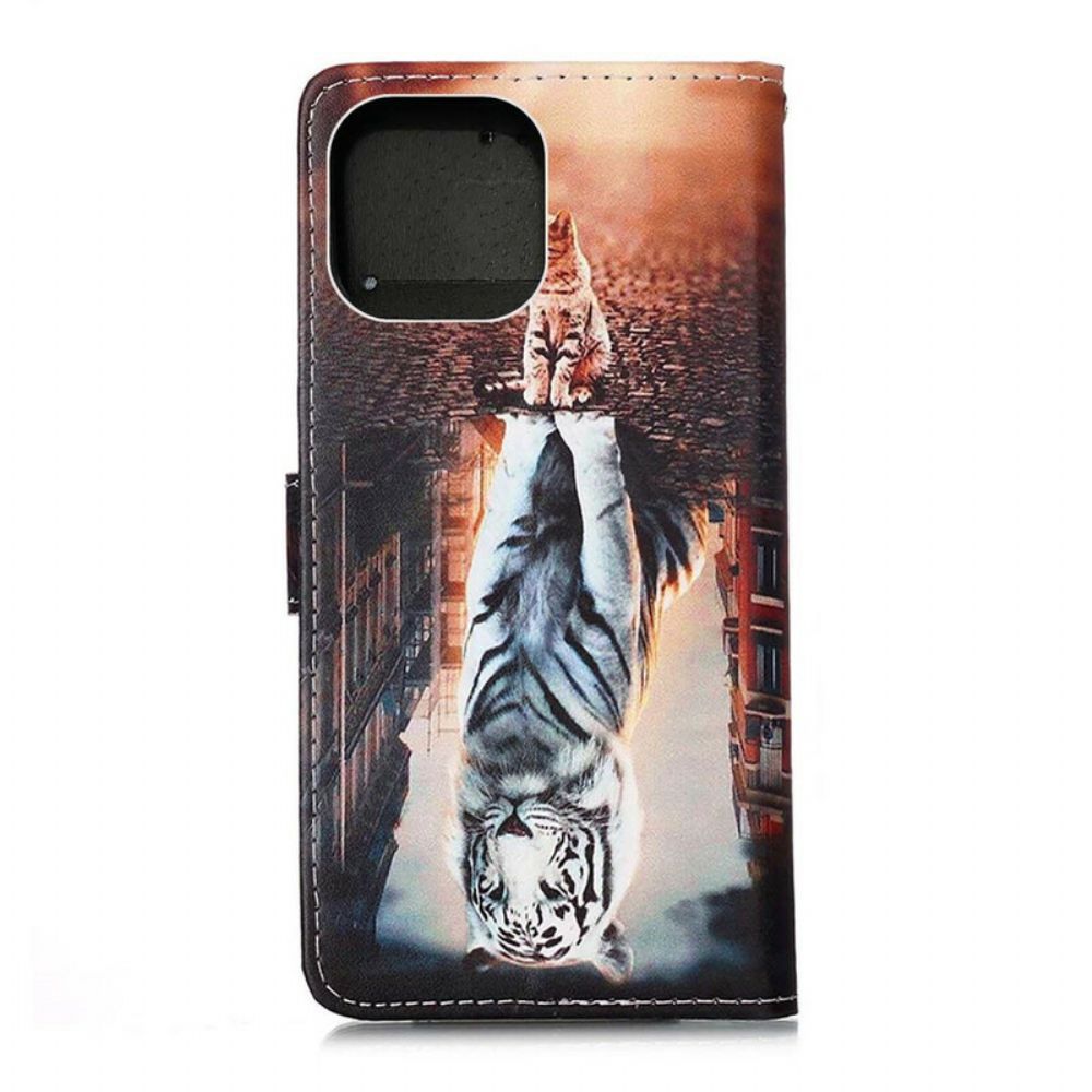 Lederhüllen Für iPhone 13 Pro Ernst Und Reflexion