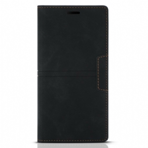 Schutzhülle Für iPhone 13 Pro Flip Case Magnetverschluss Aus Leder Im Couture-stil