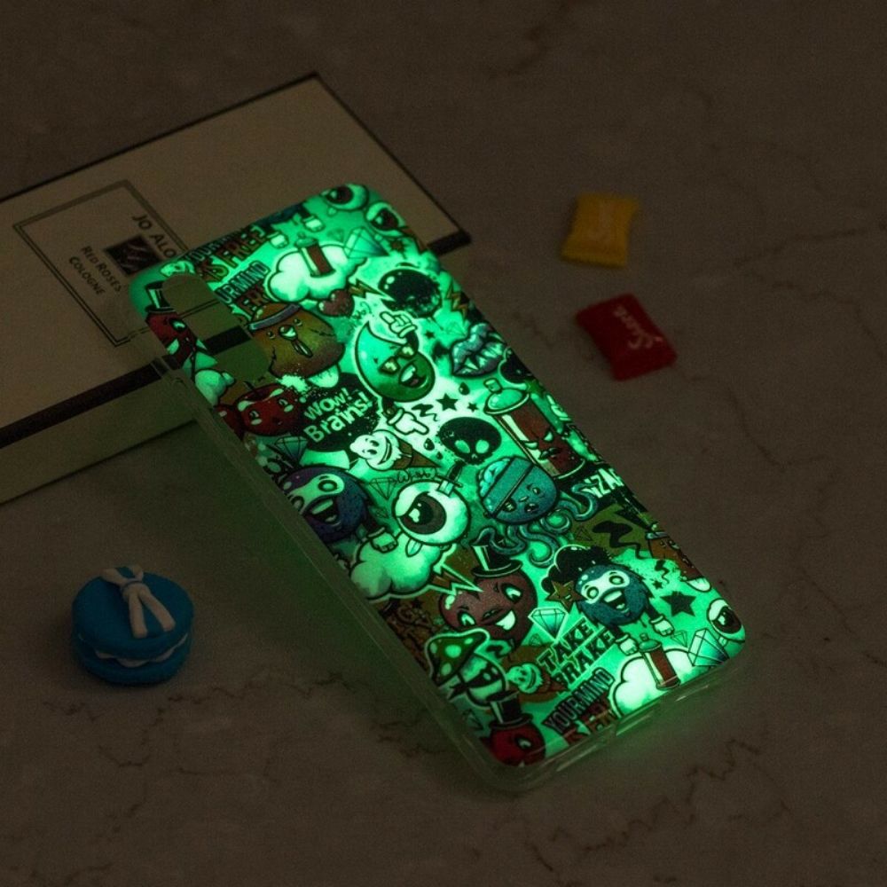Handyhülle Für Huawei P20 Fluoreszierender Wahnsinn